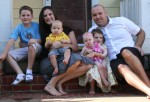Dan Crain and his family in Atlanta.